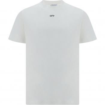Off-White Men's Cotton T-Shirt Black Size M
