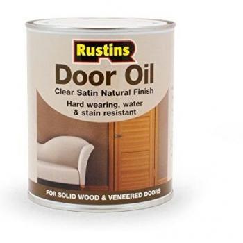 Rustins Door Oil Indoor Wood Natural Finish Satin Clear 750ML