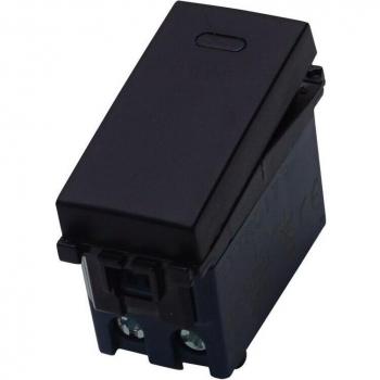 Bouton d’inversion ETTROIT 1P 16A, noir, compatible Vimar Arke (VA0801)