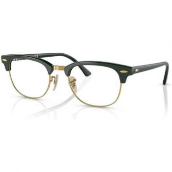 Ray-Ban RX5154 Clubmaster 8233 Unisex Eyeglasses Green Gold