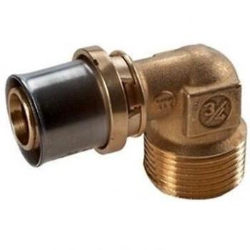 Racor curvo 90 grados Giacomini rosca macho 1 1/2' x (50 x 4) RM127Y077