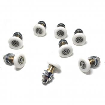 Eccentric Brass Shower Door Rollers for 4-6mm Glass Panels