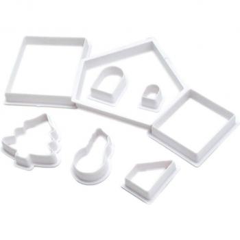 DIY Keks Ausstecher Set mit Einhorn und Schneemann