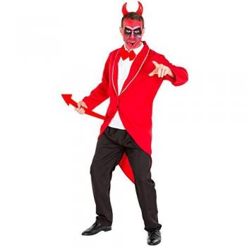 Tectake Men’s Tiny Red Demon Dress – Size S