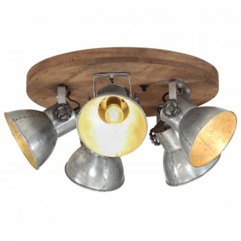 Plafonnier Vidaxl 25W Argent Vintage – 50×50×25 cm, E27