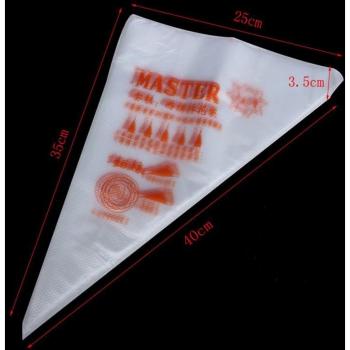 100pcs Large Cake Decorating Piping Bags 35cm x 40cm