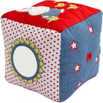 Rainbow Denim Miffy Play Cube