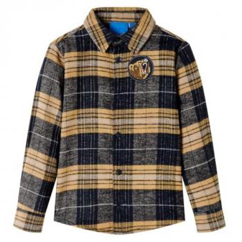 Camicia a Quadri da Bambino 104 Gialla e Nera