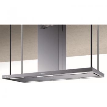Cappa Isola Elea 176x60 Acciaio Inossidabile Camino Centrale 900 m3/h Baraldi