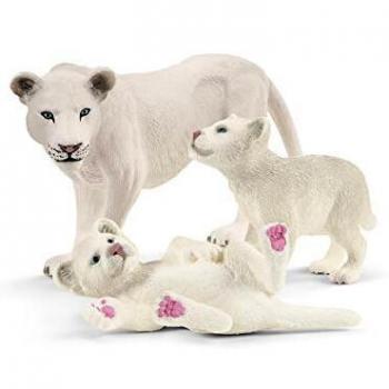 Schleich Vida Salvaje, Set de figuras Leona madre con cachorros