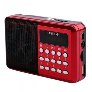 Mini Lecteur MP3 & Radio, Haut-parleur portatif, Support TF, Écran LED
