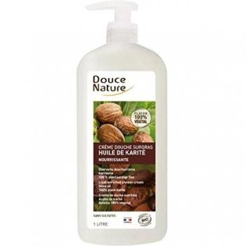 Douce Nature Crème Douche Surgras Nourrissante à l'Huile d'Amande Douce Biologique 1 L