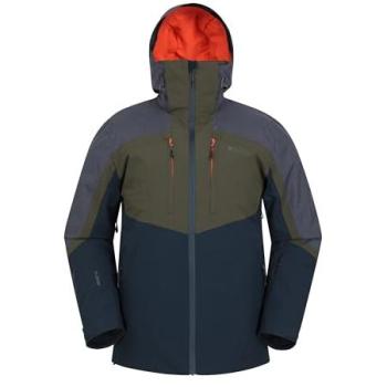 Khakifarbene wasserdichte Herren‑Skijacke „Anton“