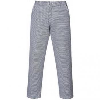 Calças de cozinha Portwest Harrow, unissex, 38R