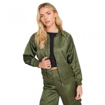 Women’s Petite Green Bomber by Pixiegirl, Size 12