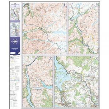 Laminate Map of the West Highland Way – Double Faced