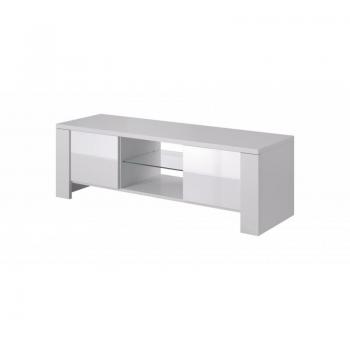 Tavolo TV Bianco 130x42x42 cm
