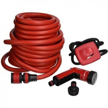 Tubo Estensibile per Irrigazione Per Giardino Multiuso Lancia + 2 Raccordi 25m