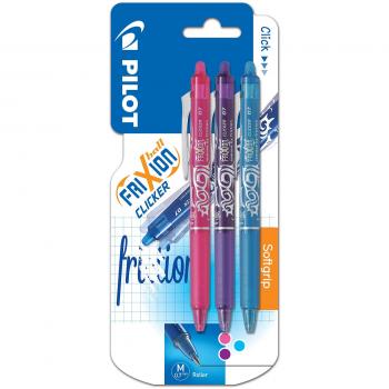 Pilot Frixion Clicker 0.7 – Pack Of 3 (New)