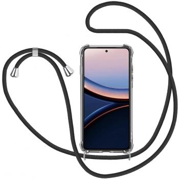 Gummi Hülle für Xiaomi Poco F7 Ultra mit Kette
