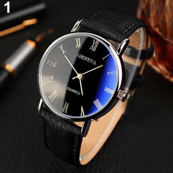 Men's Quartz Chronograph Watch with Roman Dial