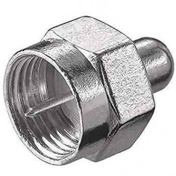 Goobay WE 1177 connecteur de fil BNC-F en acier inoxydable