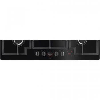 AEG HKB95450NB 90cm Black Gas on Glass Hob