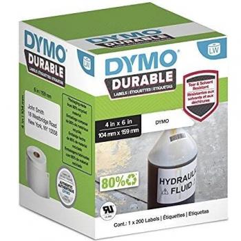 Dymo LW Durable Industrial Labels (104 x 159mm, Roll of 200) for LabelWriter 4XL