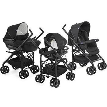 Passeggino Nano Chicco Trio Sprint Kit Auto Nero 18kg Max