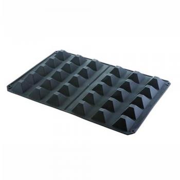 Moule en Silicone 600 x 400 mm pour 30 Pyramides Pujadas