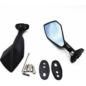 Universal Aluminum CNC Motorcycle Rearview Side Mirror – Yamaha Kawasaki ZX6R ZX7R ZX10R ZX14