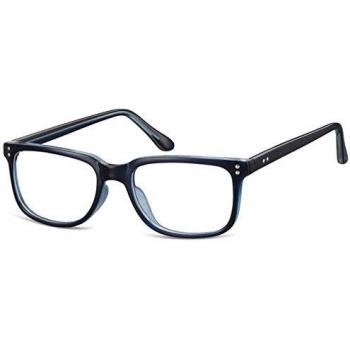 Square Full Rim Plastic Women's Glasses in Blue
