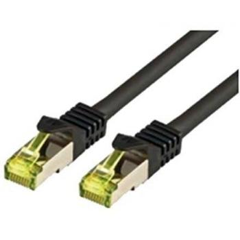 M-CAB S/FTP PIMF 0.25m Cat7 LAN Cable in Black