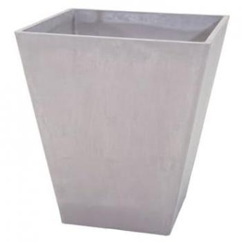 Brown Ecostone Square Garden Pot