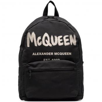 Alexander McQueen Backpack for Men in Black (OS)