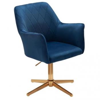 Drehstuhl 97 x 55 x 55 cm Blau