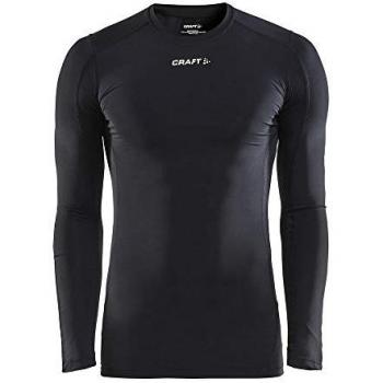 Craft Pro Control Kompressionsshirt Langarm Herren Schwarz 3XL