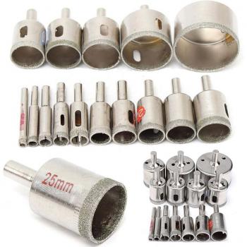 Profi-Cutter-Set für Glas und Keramik mit 15 Teilen
