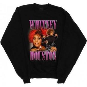 Sweat-shirt noir hommage à Whitney Houston pour enfants