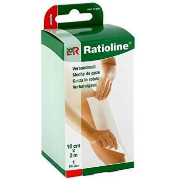 Ratioline acute Verbandmull gerollt 10cmx1m, 1 pcs. Wundauflagen
