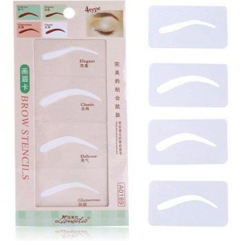 Model Eye Brow Stencil Set – 4 Pieces