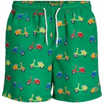 Pantaloni corti da spiaggia Haruba con stampa scooter Jelly Bean per uomini JACK & JONES verde