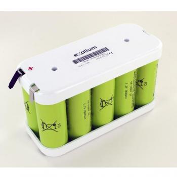 Exalium Max – Batterie Saft 10,8 V 7 Ah, 9 cylindres NiCd