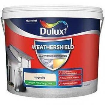 Dulux Weathershield Smooth Matt Masonry Paint Gardenia 10L