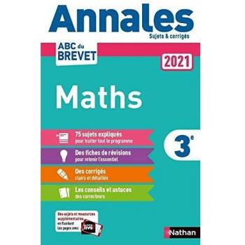 Annales Brevet 2021 Maths Corrigé