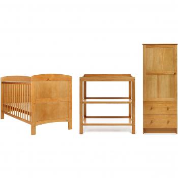 Obaby Grace 3-Item Nursery Set in Country Pine