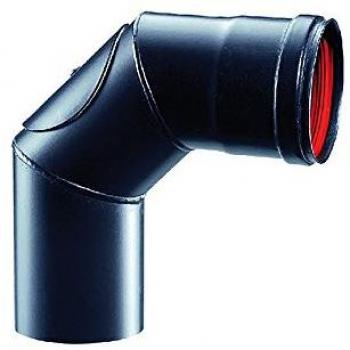 Poulie Courbe 90° pour Fours à Pellets – Inspection 8 cm x 80 mm