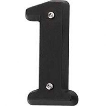 Zamak Chiffre 1 Mat H.8 x l.4.5 cm