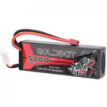 GOLDBAT 5200mAh 7.4V LiPo Akku mit Deans Stecker für Truggys