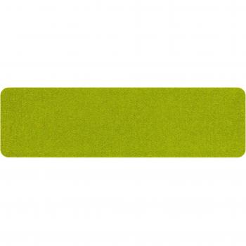 SalonLöwe Mini‑Fußmatte, Waschbar, Grünes Uni‑Funky, 30 × 100 cm – SLU8040